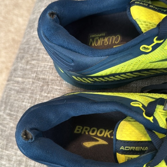 NIB! Brooks Men’s Adrenaline GTS 22 Neon Yellow Running Shoe Sneakers- S… - Picture 10 of 10